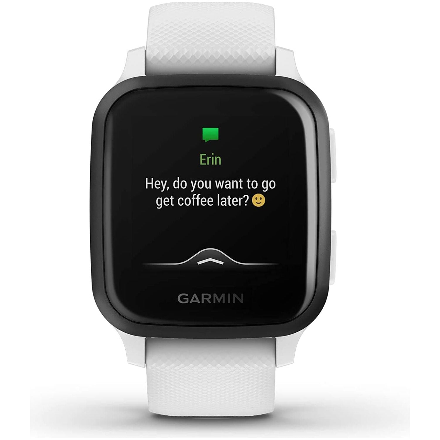 Buy Garmin,Garmin Venu Sq Music Amazon Exclusive GPS Smartwatch with All-day Health Monitoring and Fitness Features, Built-in Sports Apps and More, White with Slate Bezel - Gadcet.com | UK | London | Scotland | Wales| Ireland | Near Me | Cheap | Pay In 3 | Watches